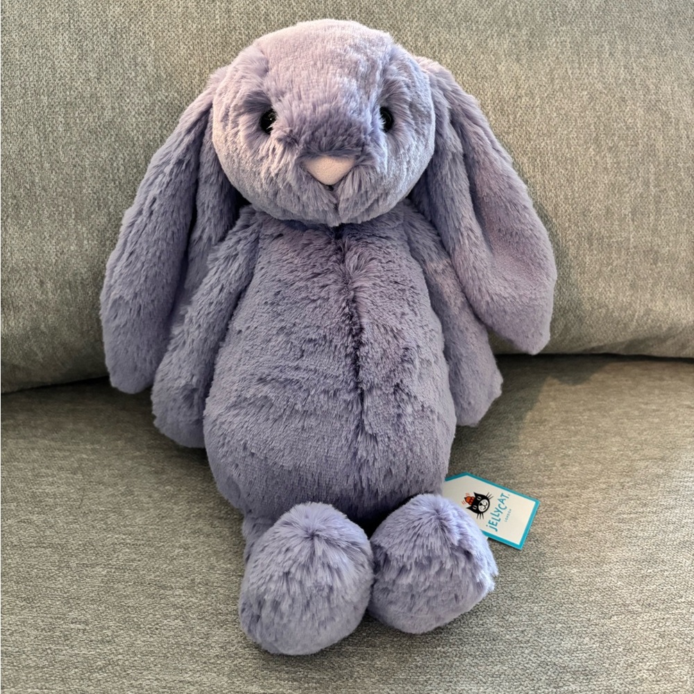 JellyCat Official Authentic Animal Series Bashful Viola Cute Bunny Soft Plush
